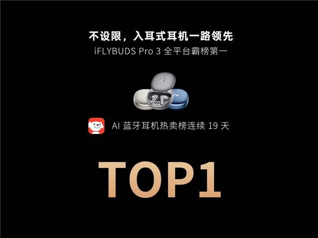 未来智能AI耳机618开门红， iFLYBUDS Air2首发期GMV环比飙升297%