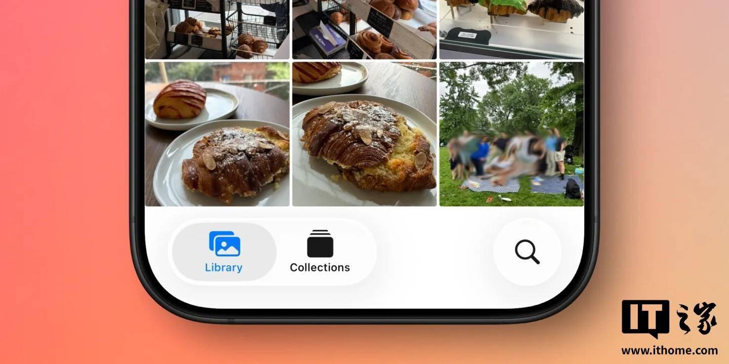 苹果 iOS 26 照片应用设计反转：底部标签栏回归