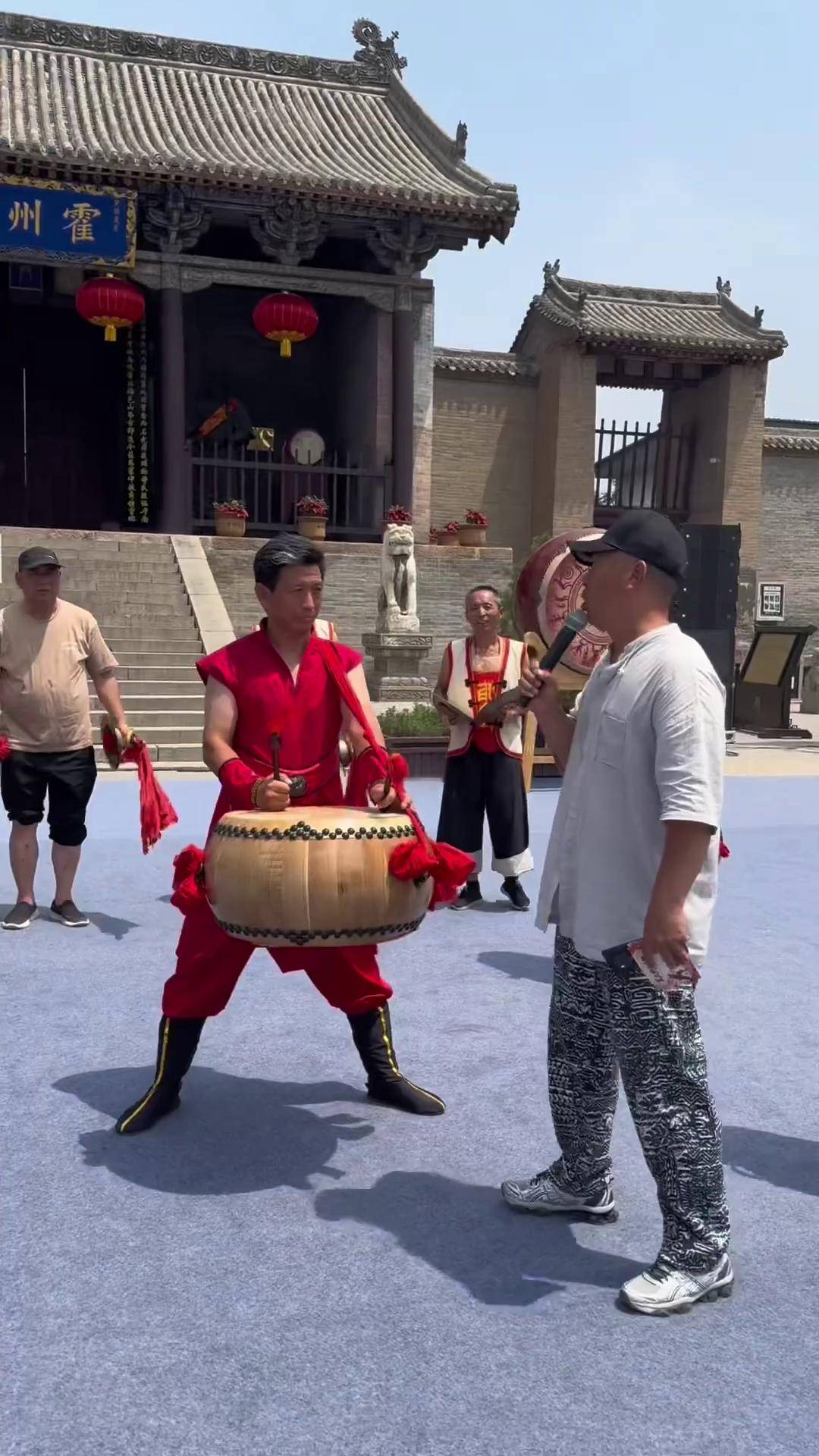 临汾锣鼓pk大赛 7月10日下午四点开赛,大家抖音搜索霍州市霍山威风