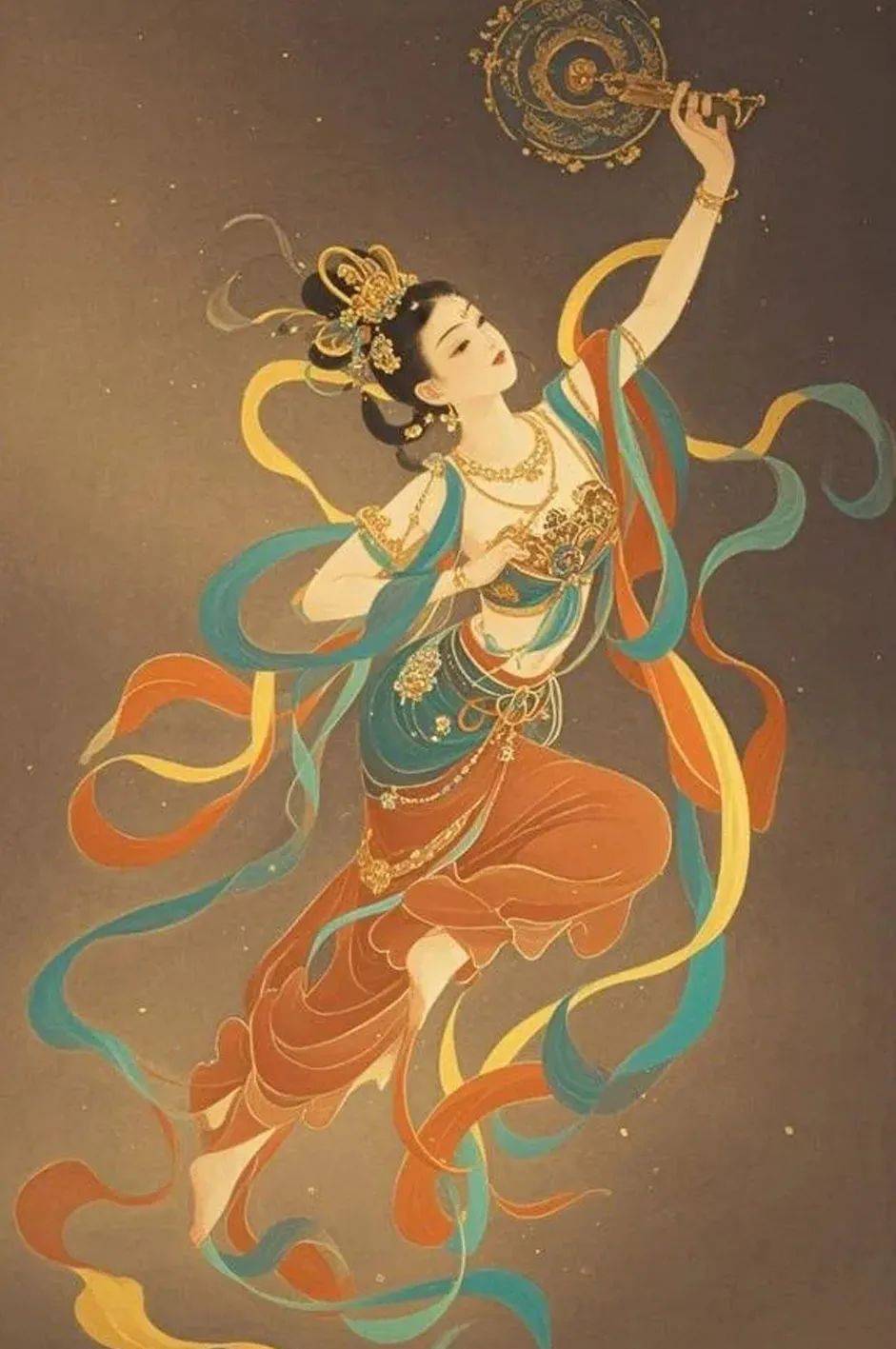 喻晖|敦煌壁画风格飞天技法班