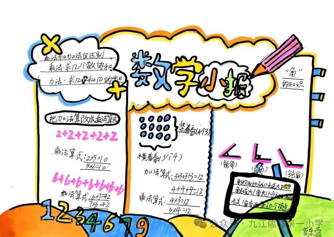 【善美教育 阳光一小】小手绘出数学美