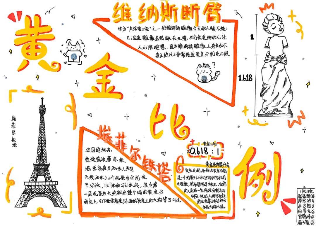 探究课程黄金比六年级数学跨学科项目课程