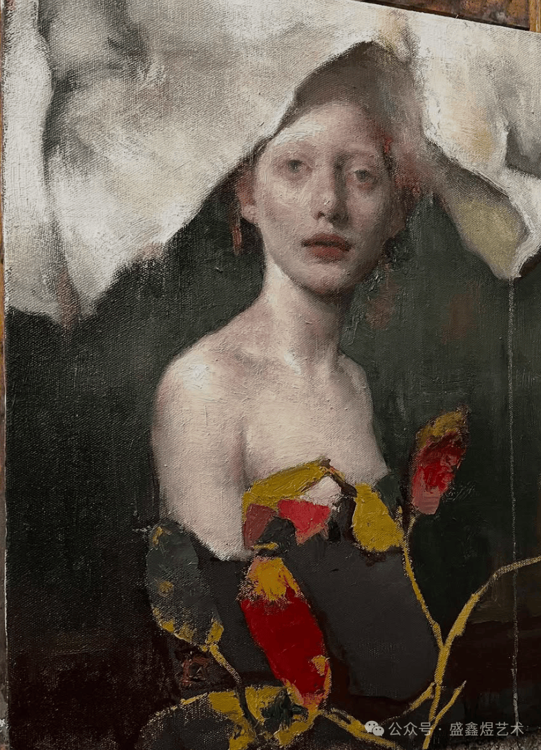 用古典油画技法表现皮肤质感