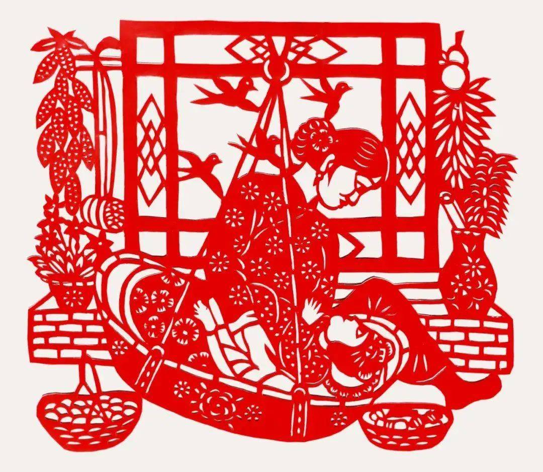 非遗剪纸下的东北生活百态,民俗风情