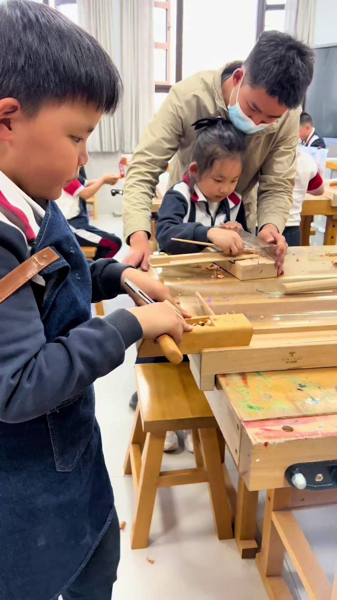 儿童木工坊 小学生木工 小学社团 非遗文化进校园 研学课程设计