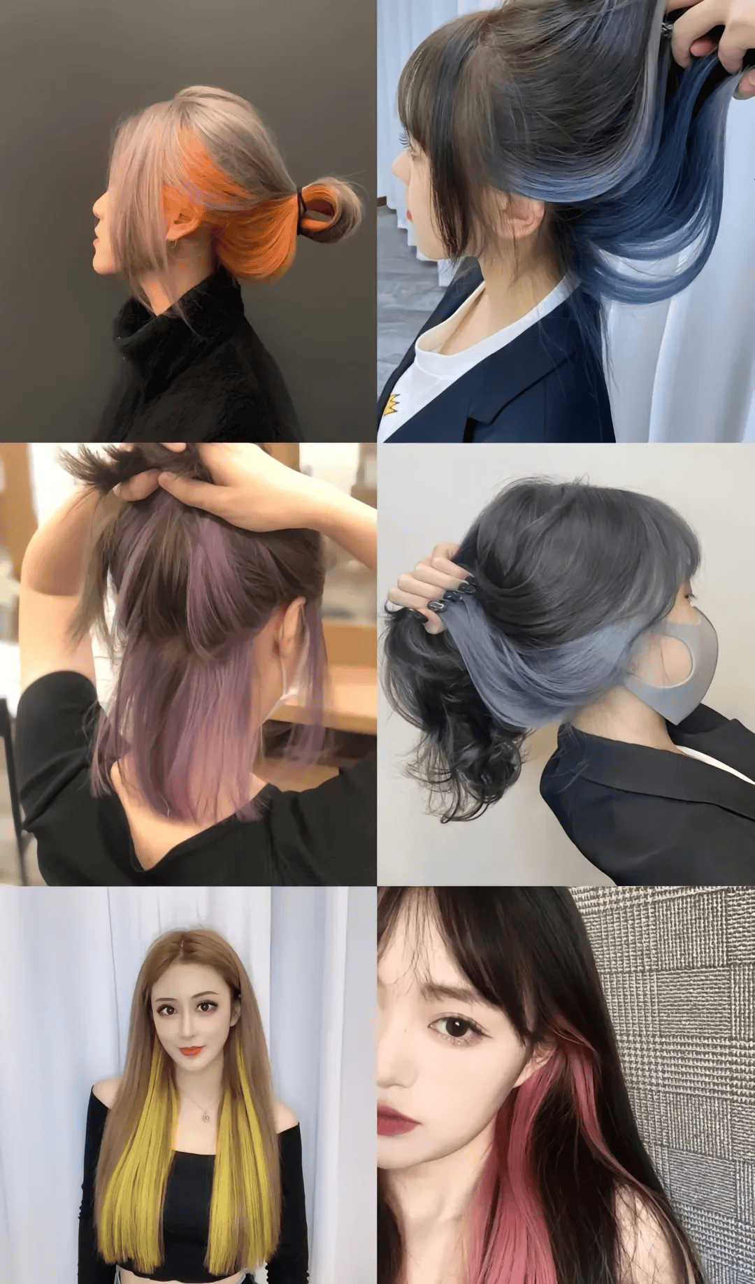 超火爆的双拼染发,夏季专属!释放内心的自己