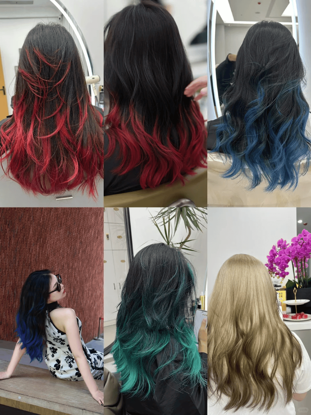 超火爆的双拼染发,夏季专属!释放内心的自己