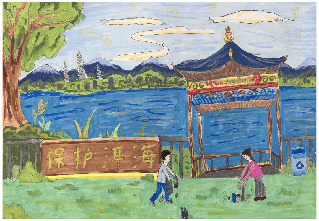 "美丽中国我先行"主题绘画作品获奖名单