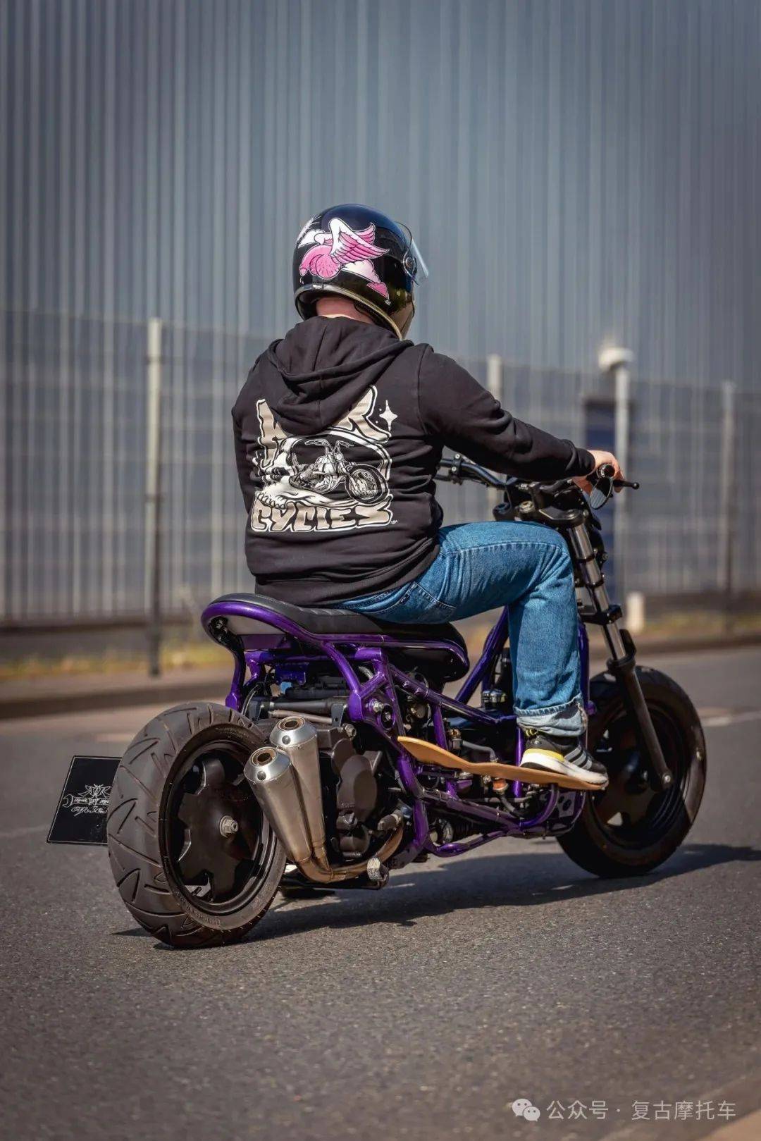 冷门踏板"汉堡人" 改装 suzuki an400