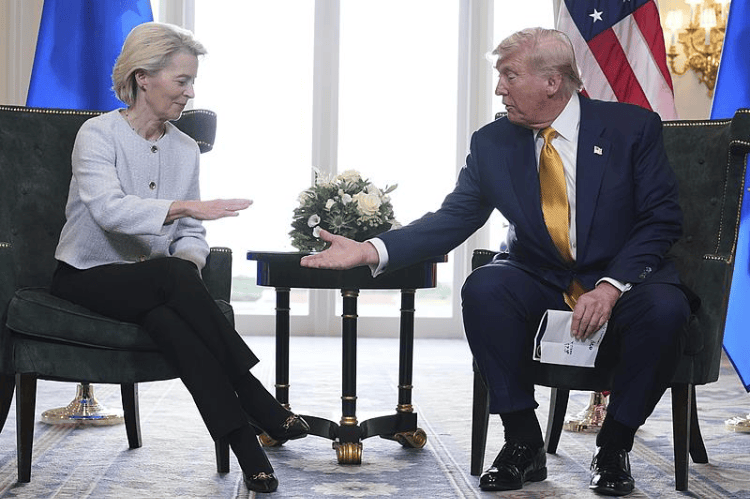 美国与欧盟达成贸易协议 欧洲议会高官强烈不满，德国经济界批评声音四起