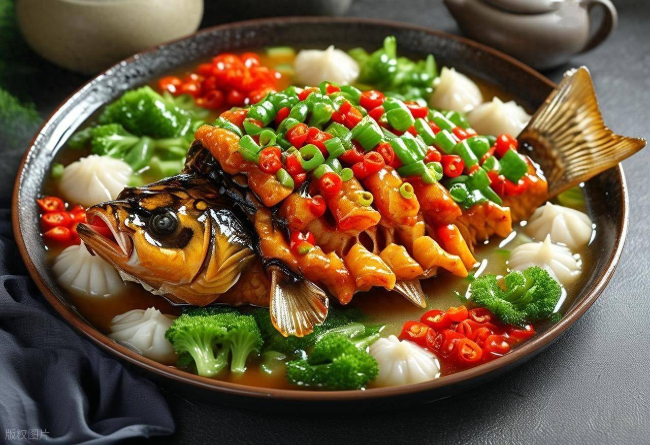 夏至狂欢!山东东平全鱼宴,清蒸红烧火锅三种吃法鲜到极致