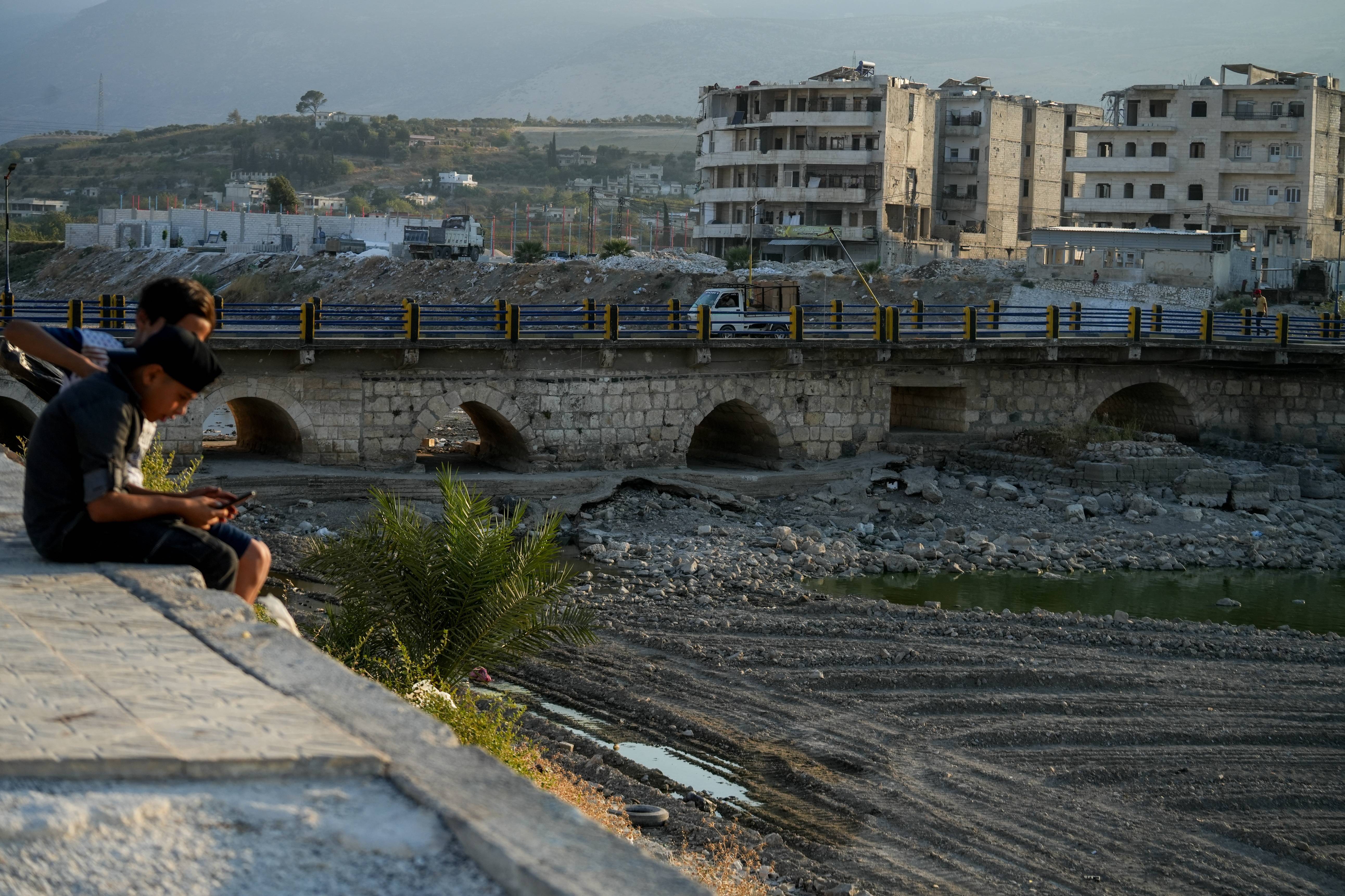 叙利亚:干涸的奥龙特斯河