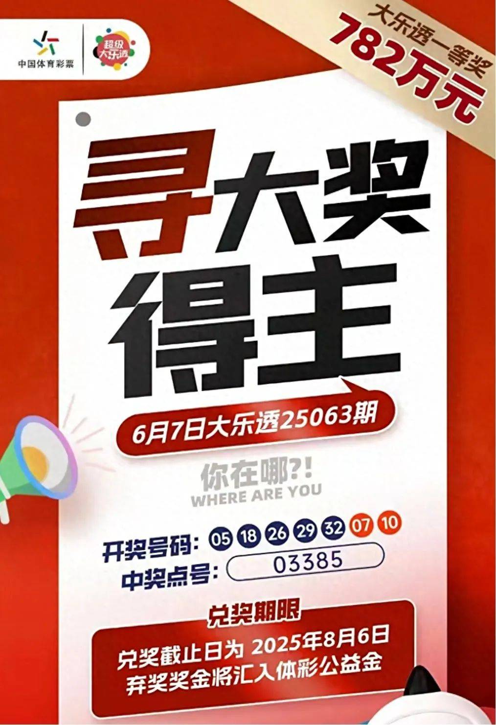武汉782万彩票大奖无人认领已作废，工作人员值守到子夜：以前下午4点半就截止兑奖