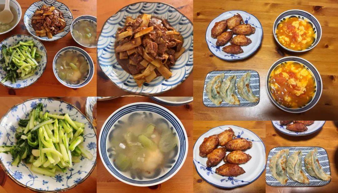 两个午餐在家里煮了两个午餐，简单快捷，舒适