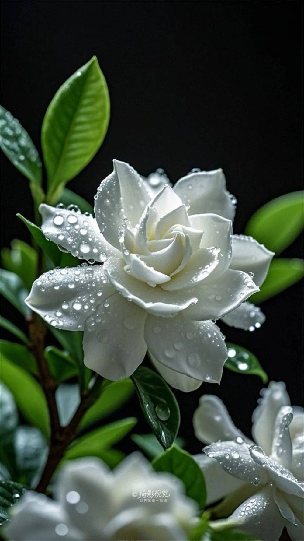 夏雨初歇,栀子花开
