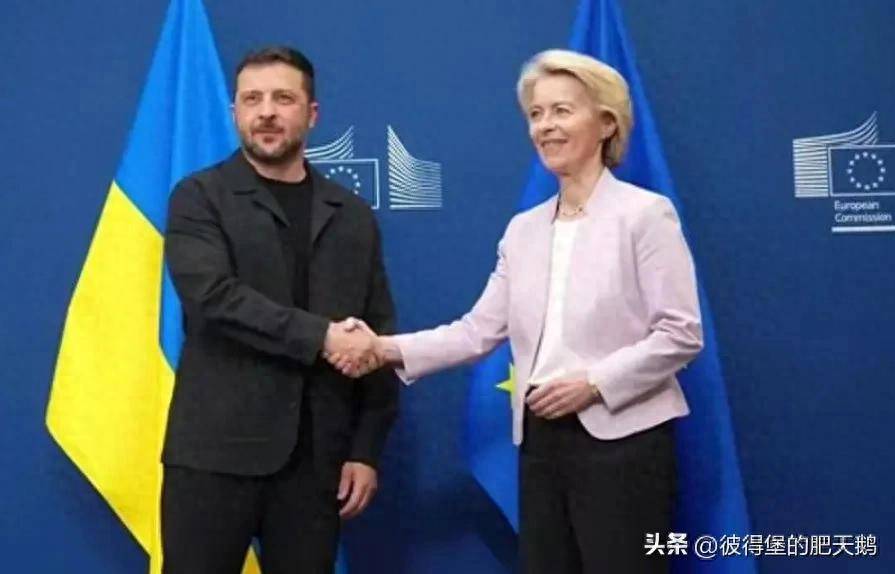 Zelensky和Von der Leyen在布鲁塞尔发表了声明，他们