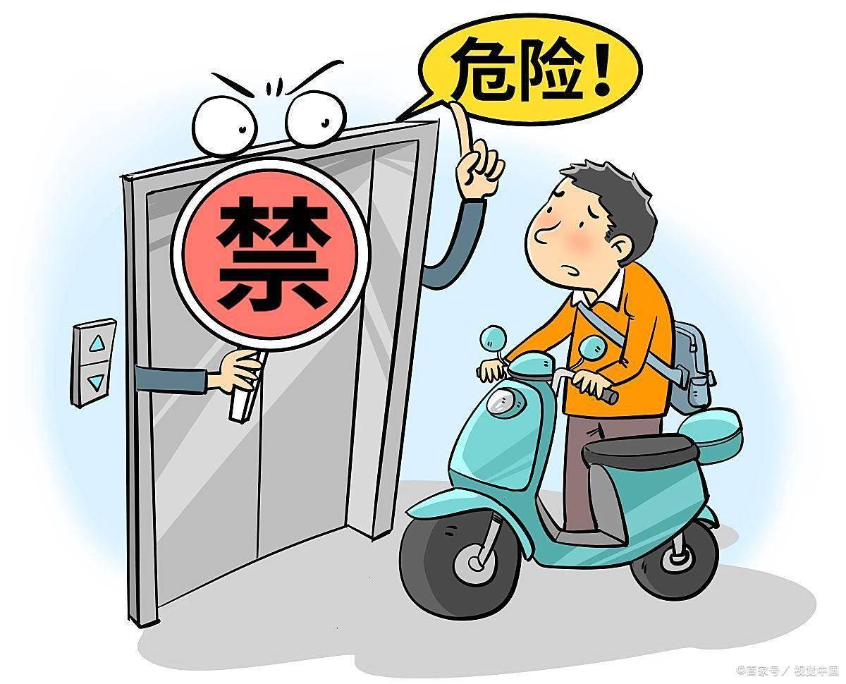 楚纳防止电动车进电梯识别系统