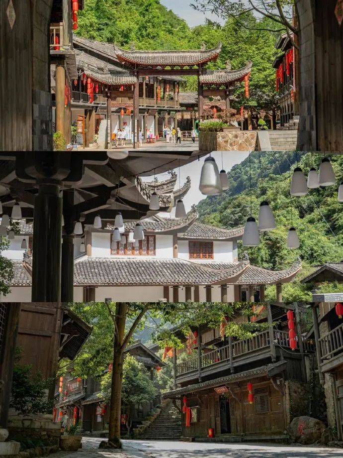 ,进入大觉古镇,饱览全景仿佛回到千年