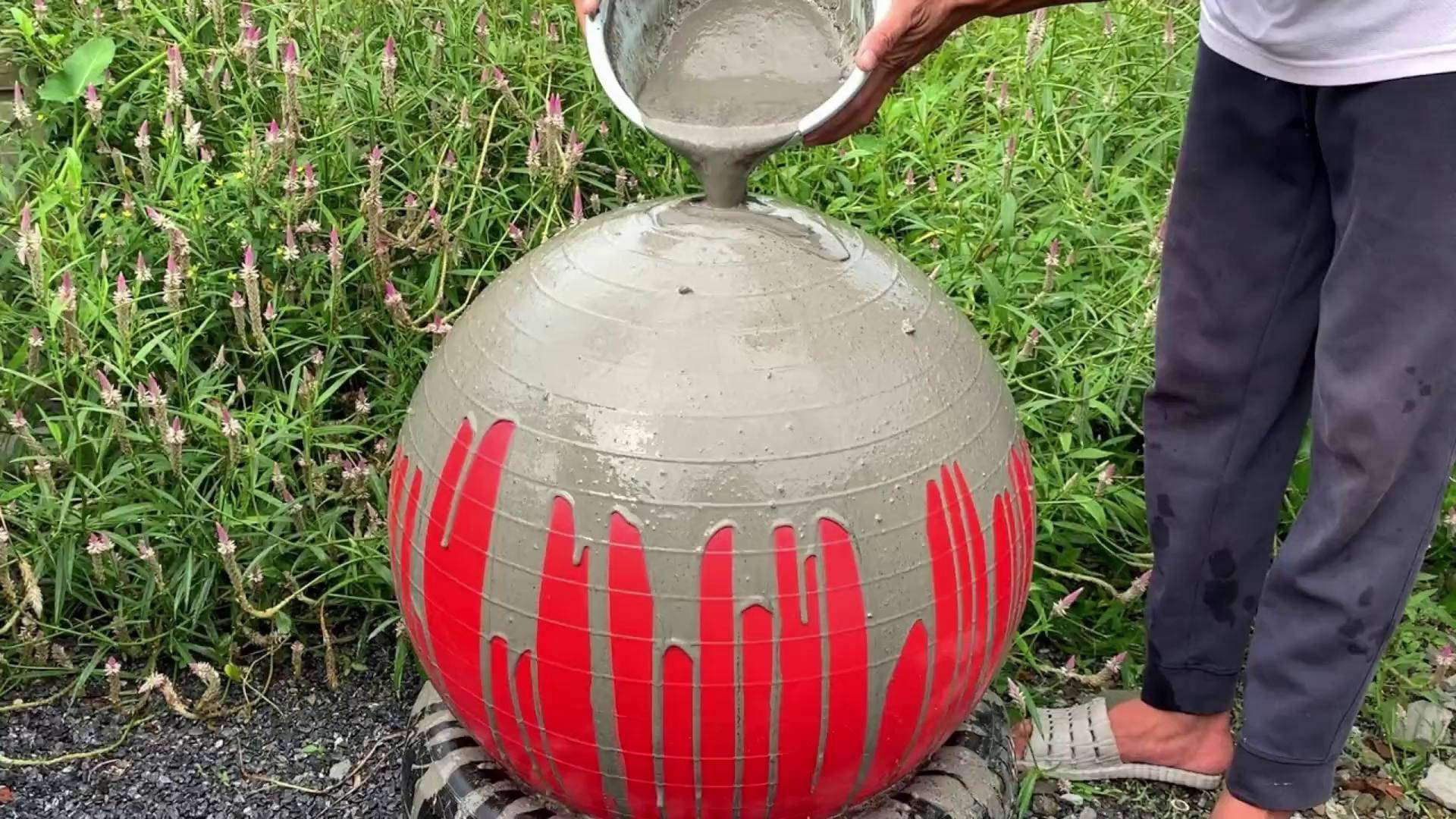 脑洞大开的水泥创意,在院里做一个实用又美观 庭院 手工 鱼池