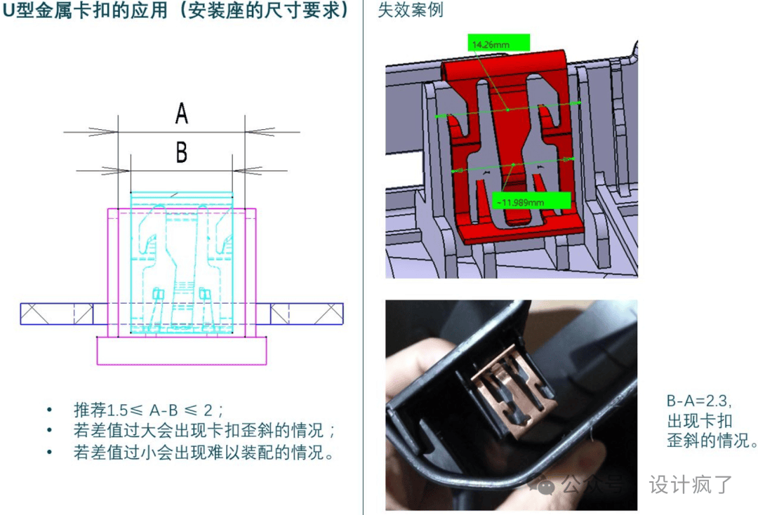clip定位:卡钣金hook设计问题