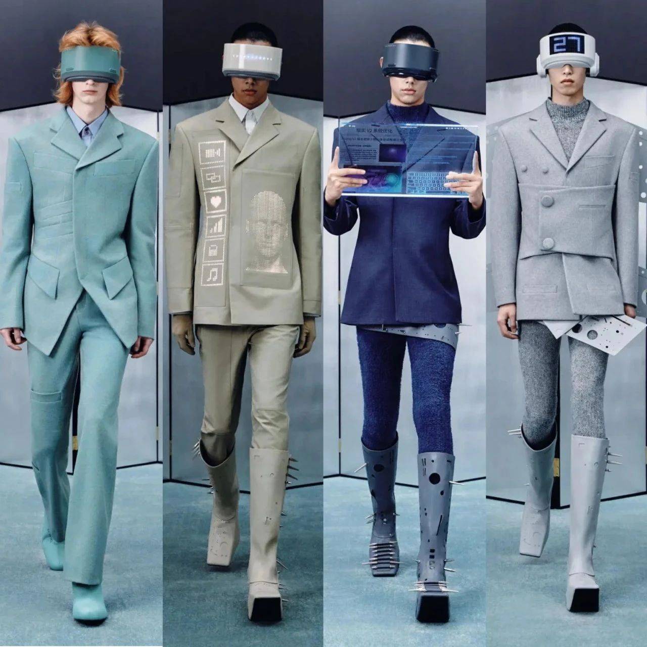 「“未来实验室”·科技高定」Xander Zhou周翔宇PRO2025秋冬系列发布！_现实_视觉_服装