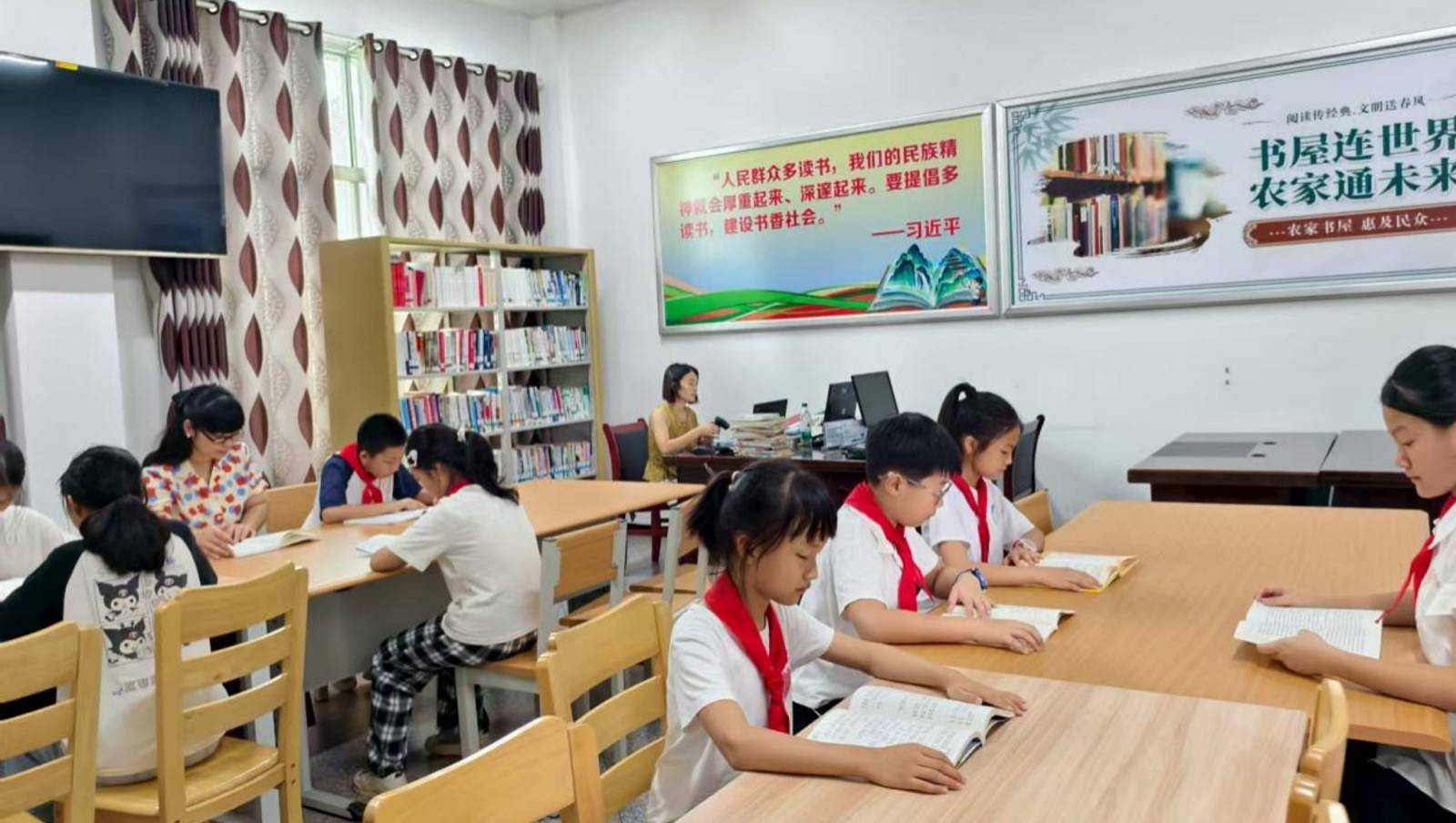祁阳市中小学“爱·悦·读”二十四节气之白露“校屋共读”云上读书会成功举办_活动_黎家坪镇_中心