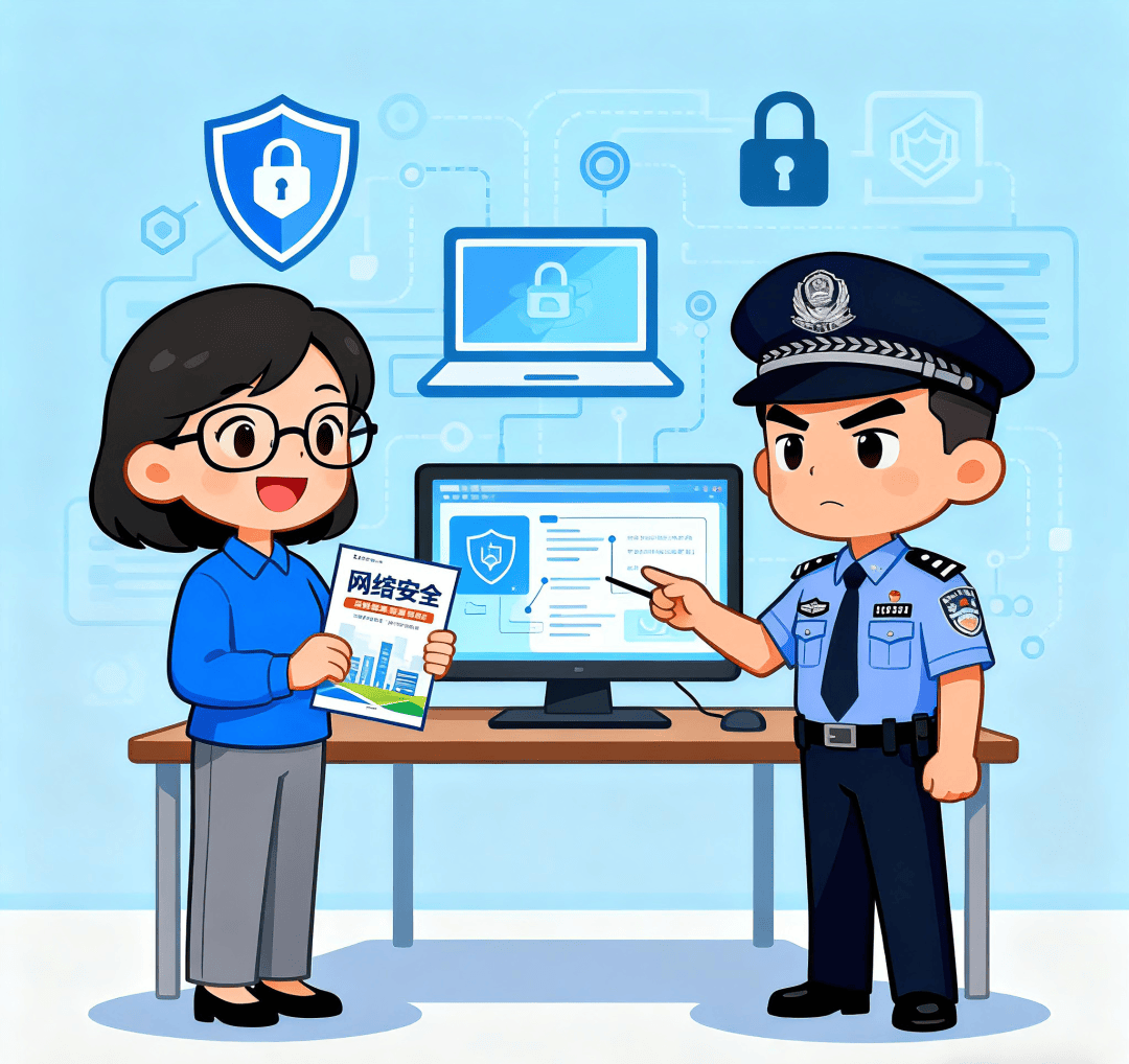 网警当"师"送安全 护航成长教师节