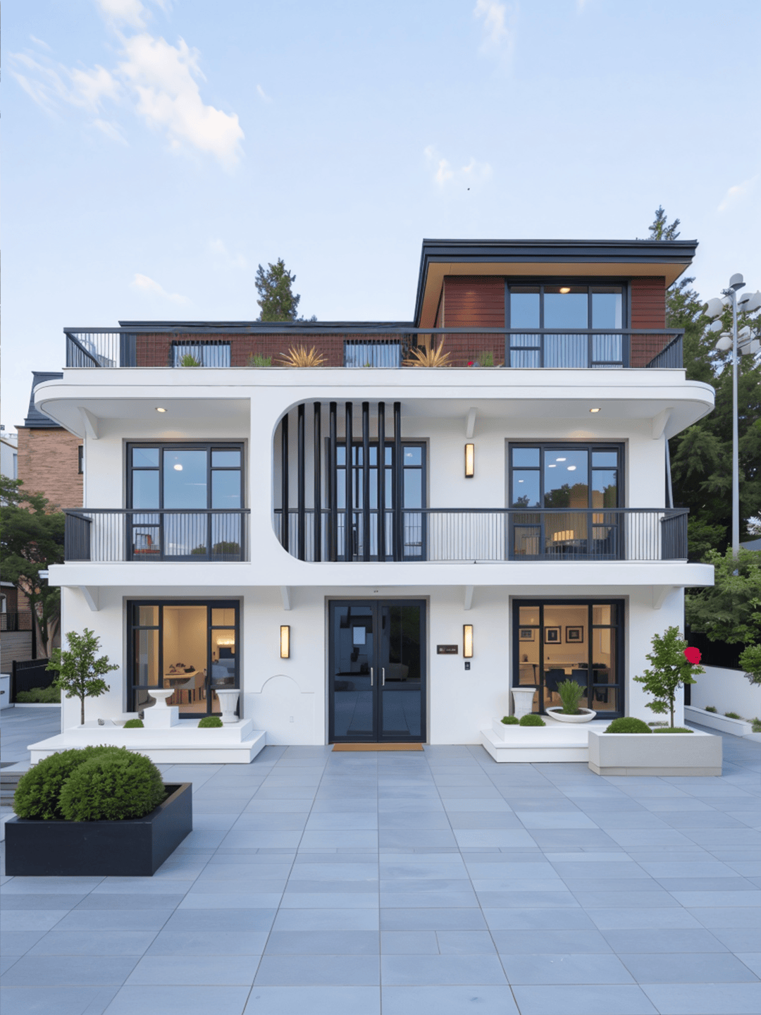 五年内必火现代简约风自建房别墅,未来30年都不会过时!