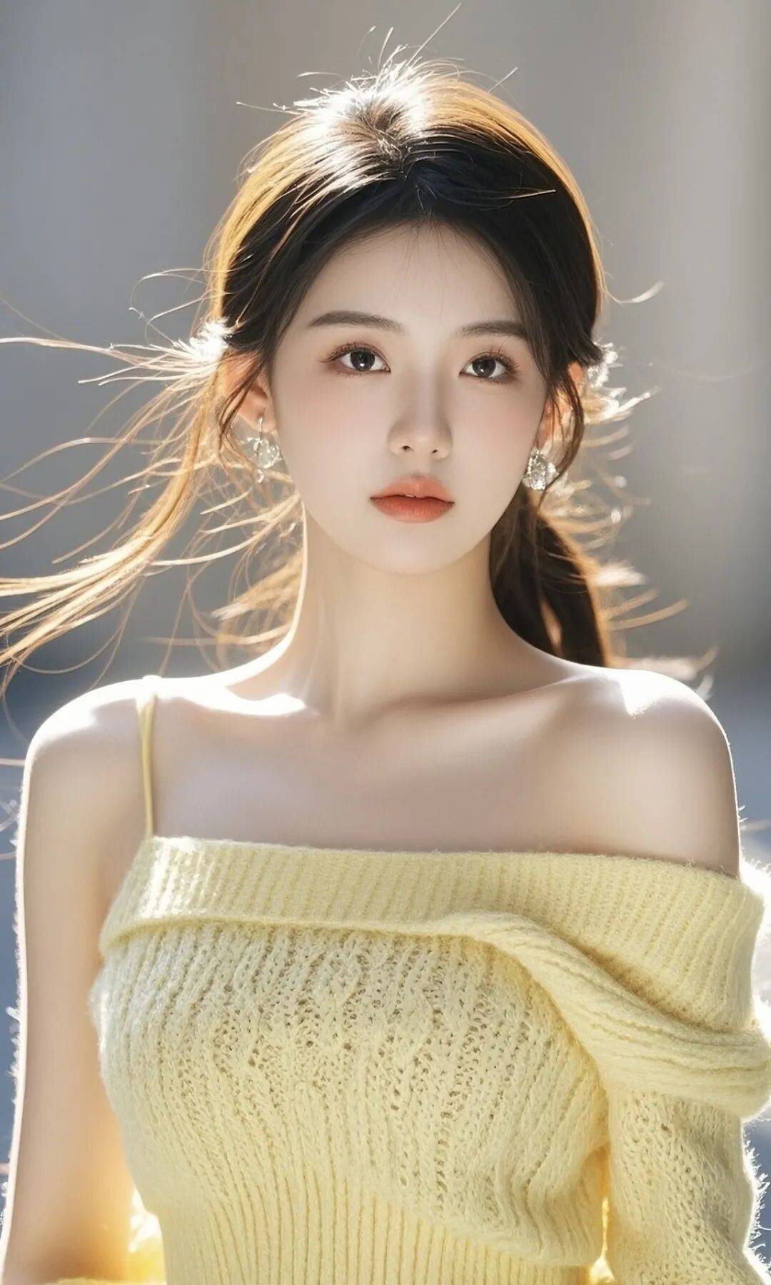 壁纸|氧气美女,活出细碎的光芒,步履从容.早安!