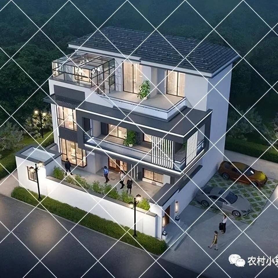 新款简约现代风农村自建房别墅,18套现代风乡村自建房别墅设计图纸_生活_调整_城市