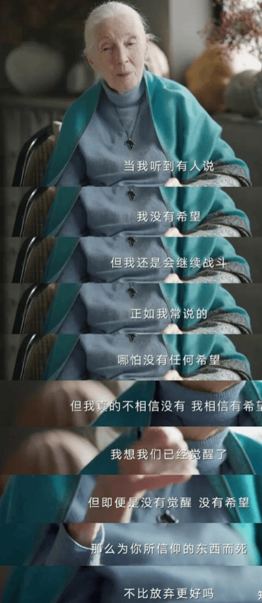 纪念珍·古道尔：“不能只靠科学改变世界，我们还需要希望”