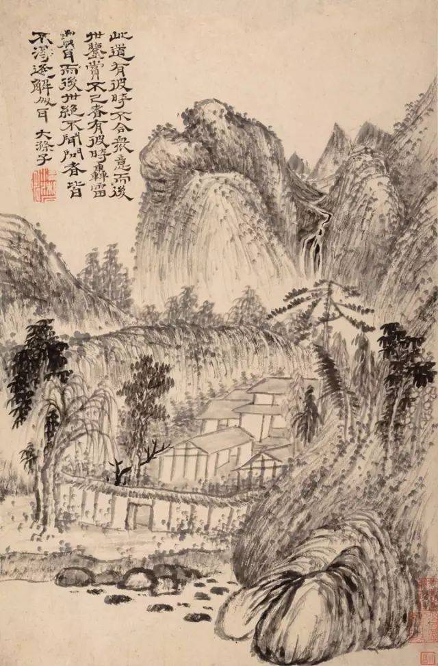 ▲石涛山水