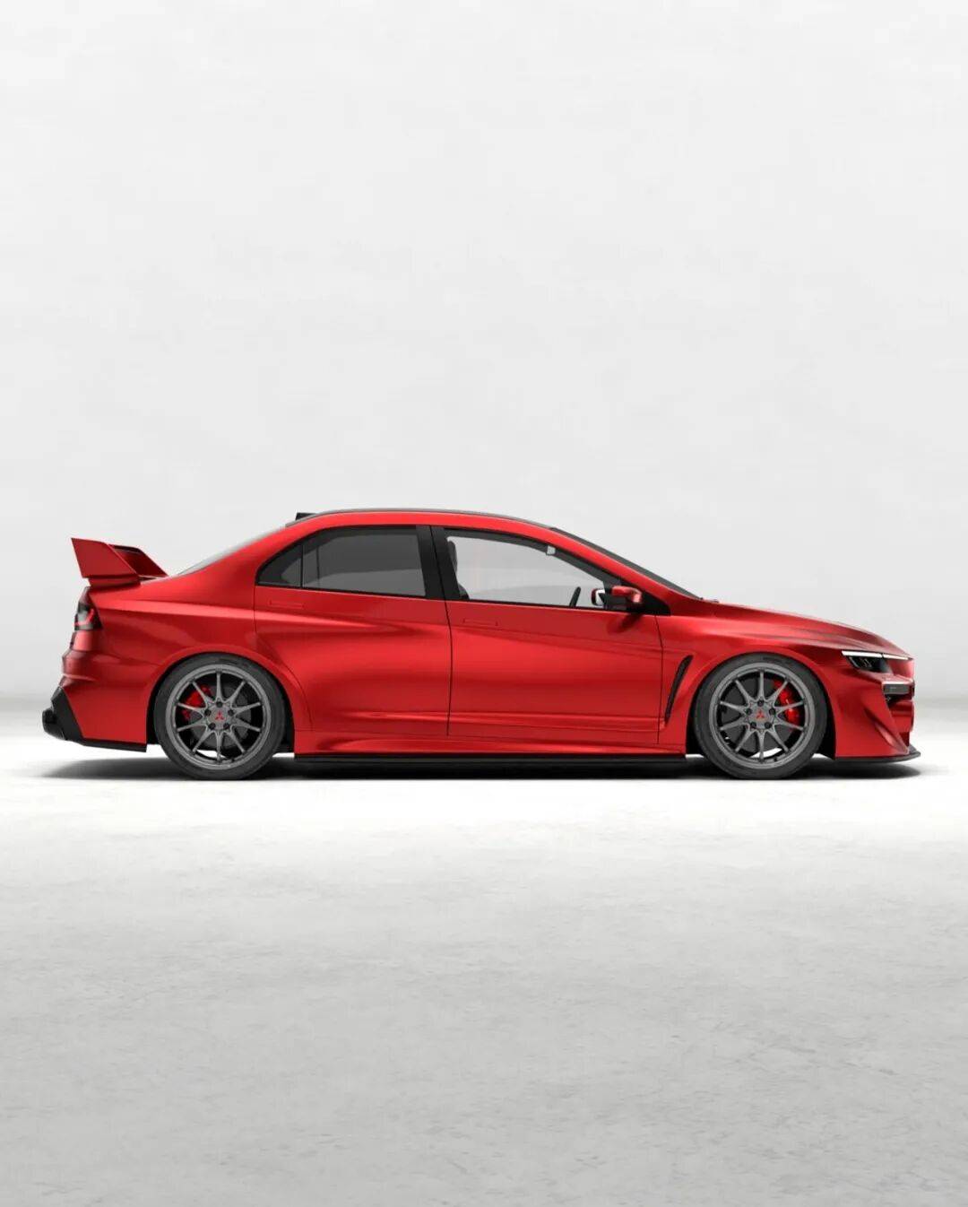 在这样的背景下虚拟的lancer evolution xi概念车成了车迷寄托情怀的