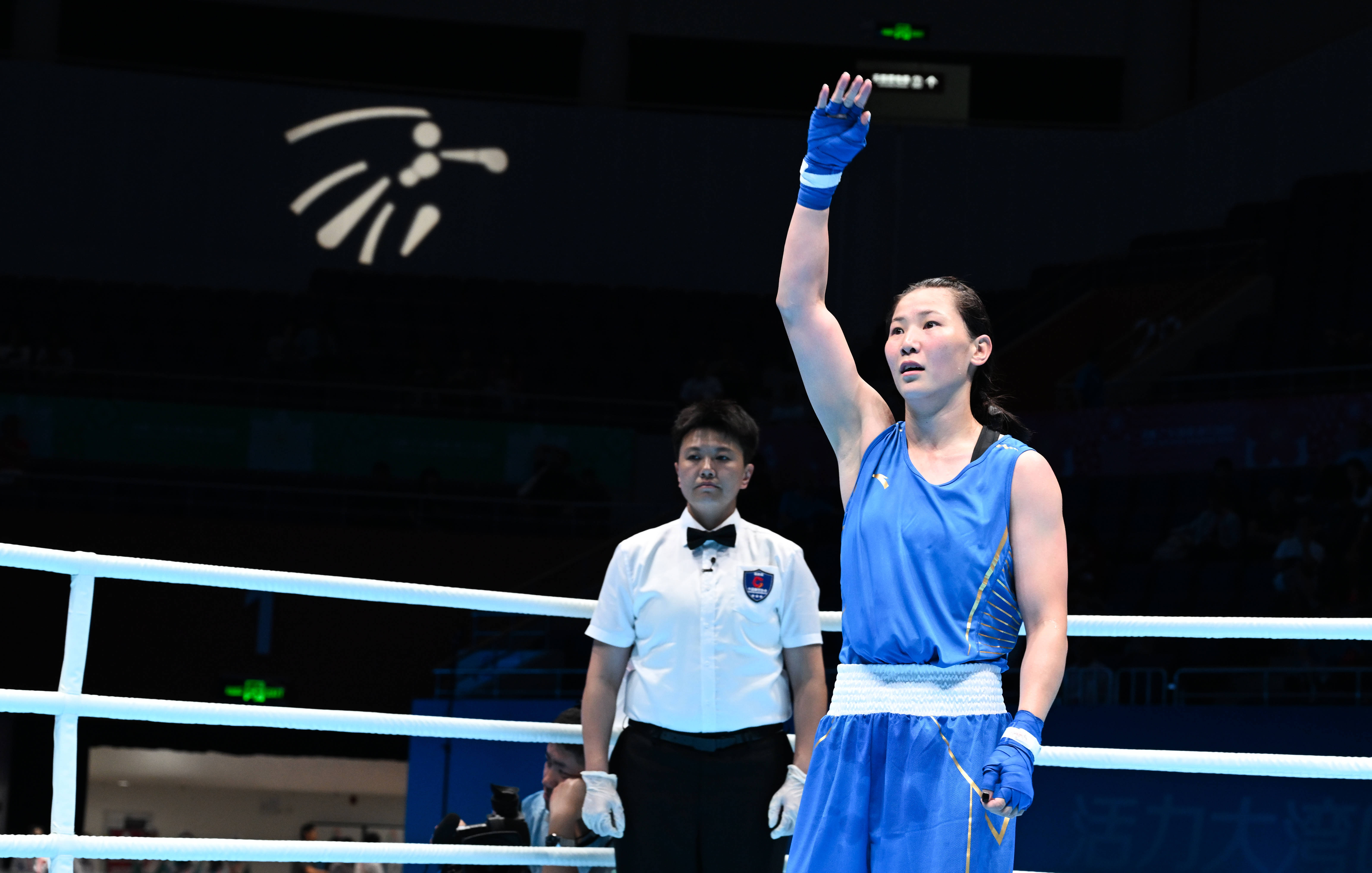 —女子60公斤级八分之一决赛:刘欣悦晋级