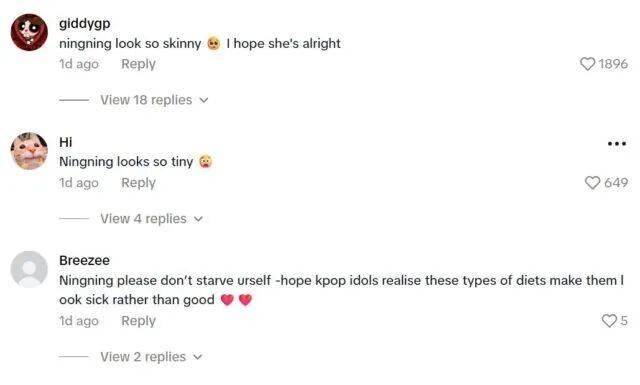 知名女团爱豆纤细双腿引担忧,网友呼吁:请不要再节食了 插图4 知名女团爱豆纤细双腿引担忧,网友呼吁:请不要再节食了 插图4