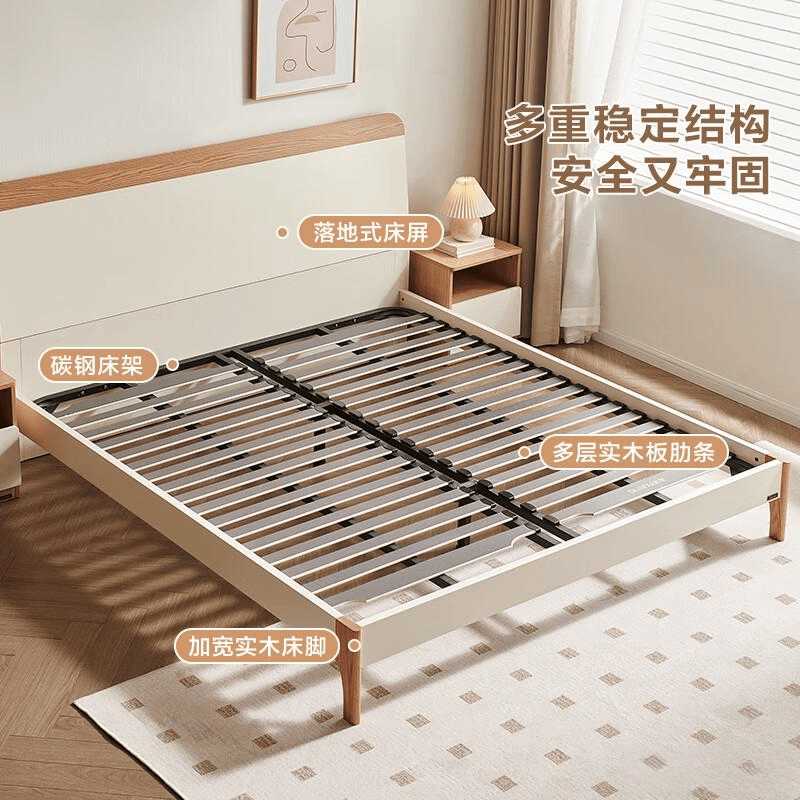 全友家居板式床推荐：静音稳固，伴侣夜起互不干扰的理想选择_设计_高箱_空间