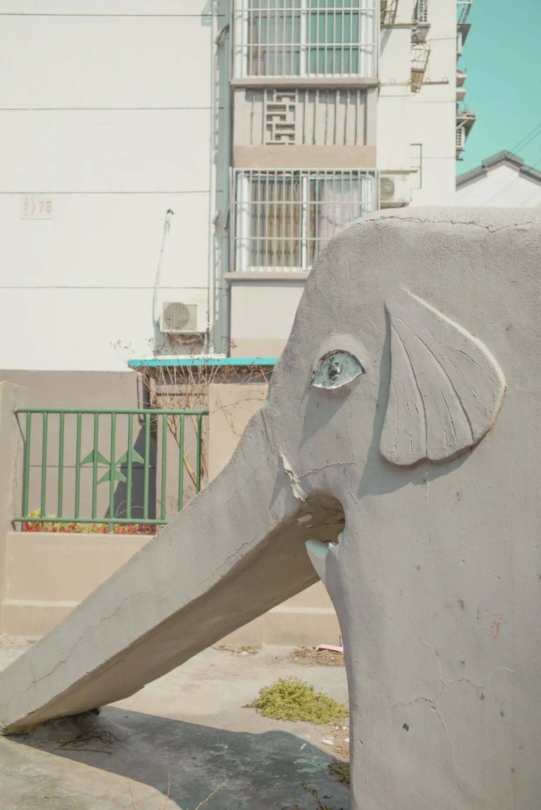 大象_滑梯_公园