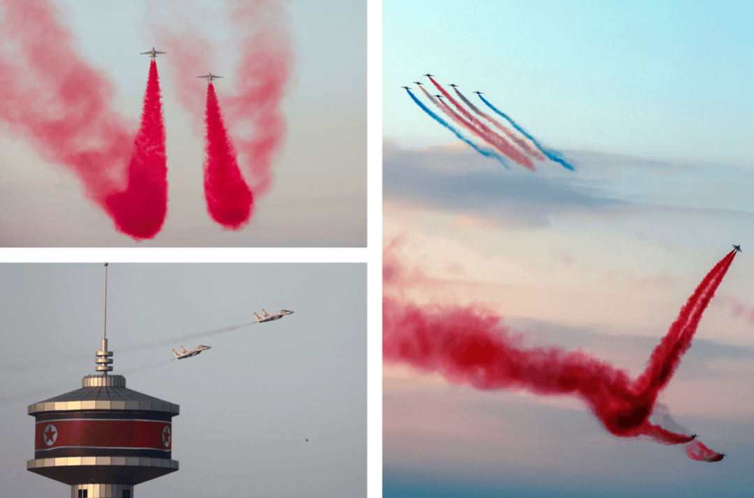 图片[7]-现场多图！金正恩携女儿着“亲子装”出席朝鲜空军活动，新导弹亮相 -华闻时空