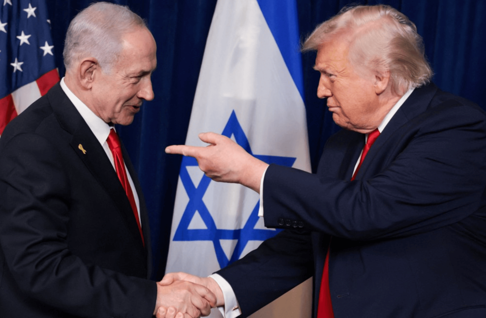 特朗普与内塔尼亚胡“互夸”：获赠“以色列奖”的他，夸赞内塔尼亚胡是“英雄”_搜狐网