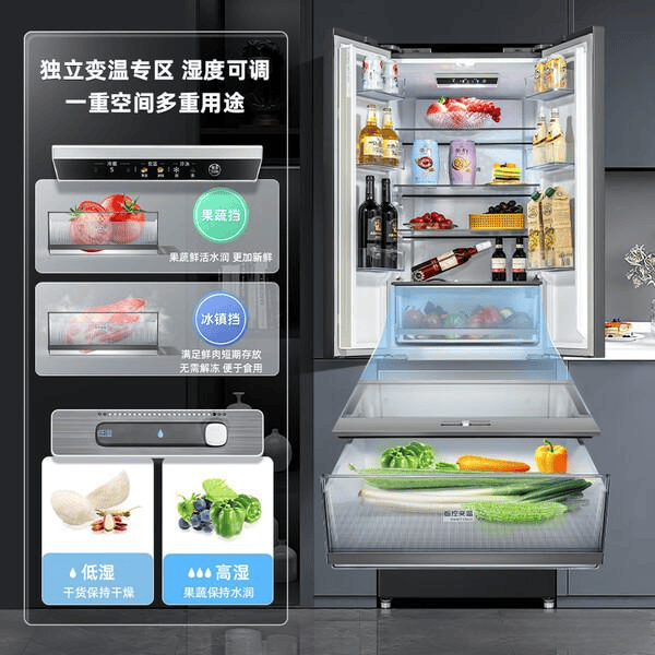 2025年四开多门冰箱推荐：节能省电与保鲜效果兼备的优选！_食材_大容量_技术