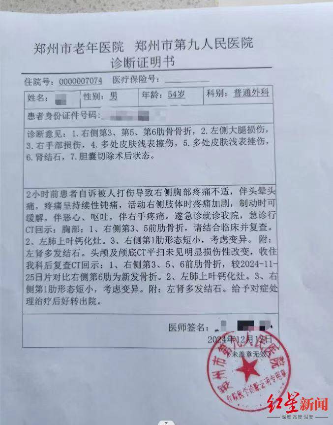 郑州一业主因物业纠纷堵住小区车辆入口6次报警，民警强制传唤致其受伤 法院判决：超出必要限度