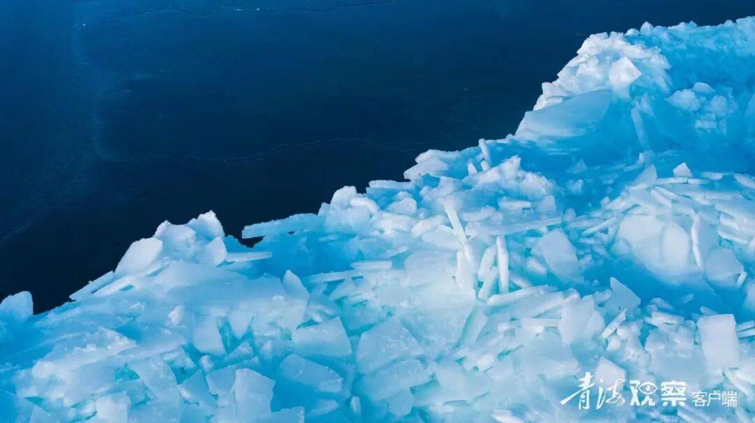青海湖景区“蓝冰”成冬游“新宠”_游客_冬日_核心