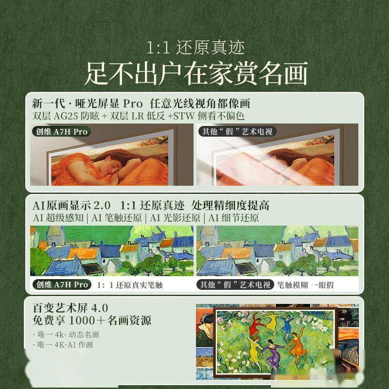 创维A7HPro艺术电视：超薄贴墙的客厅美学革命