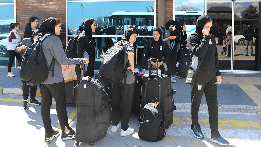 伊朗女足国家队将经土耳其返回伊朗