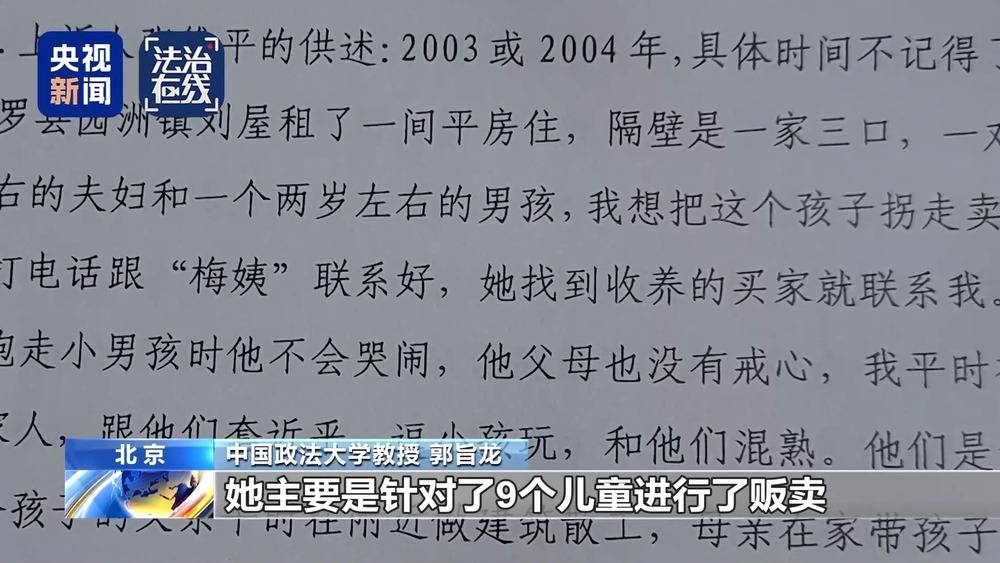 法治在线丨“梅姨”如何落网?何时公布照片?警方披露案件侦办细节