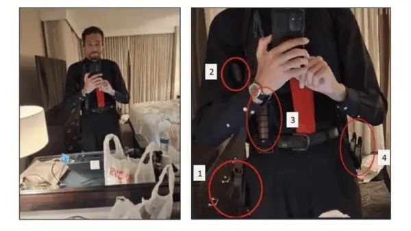 白宫记者晚宴枪手作案前自拍照曝光 -华闻时空