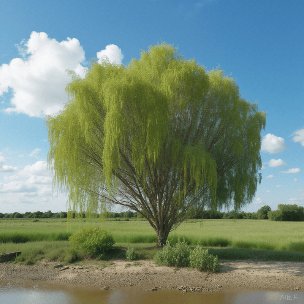 丰子恺：杨 柳_杨柳_花木_植物