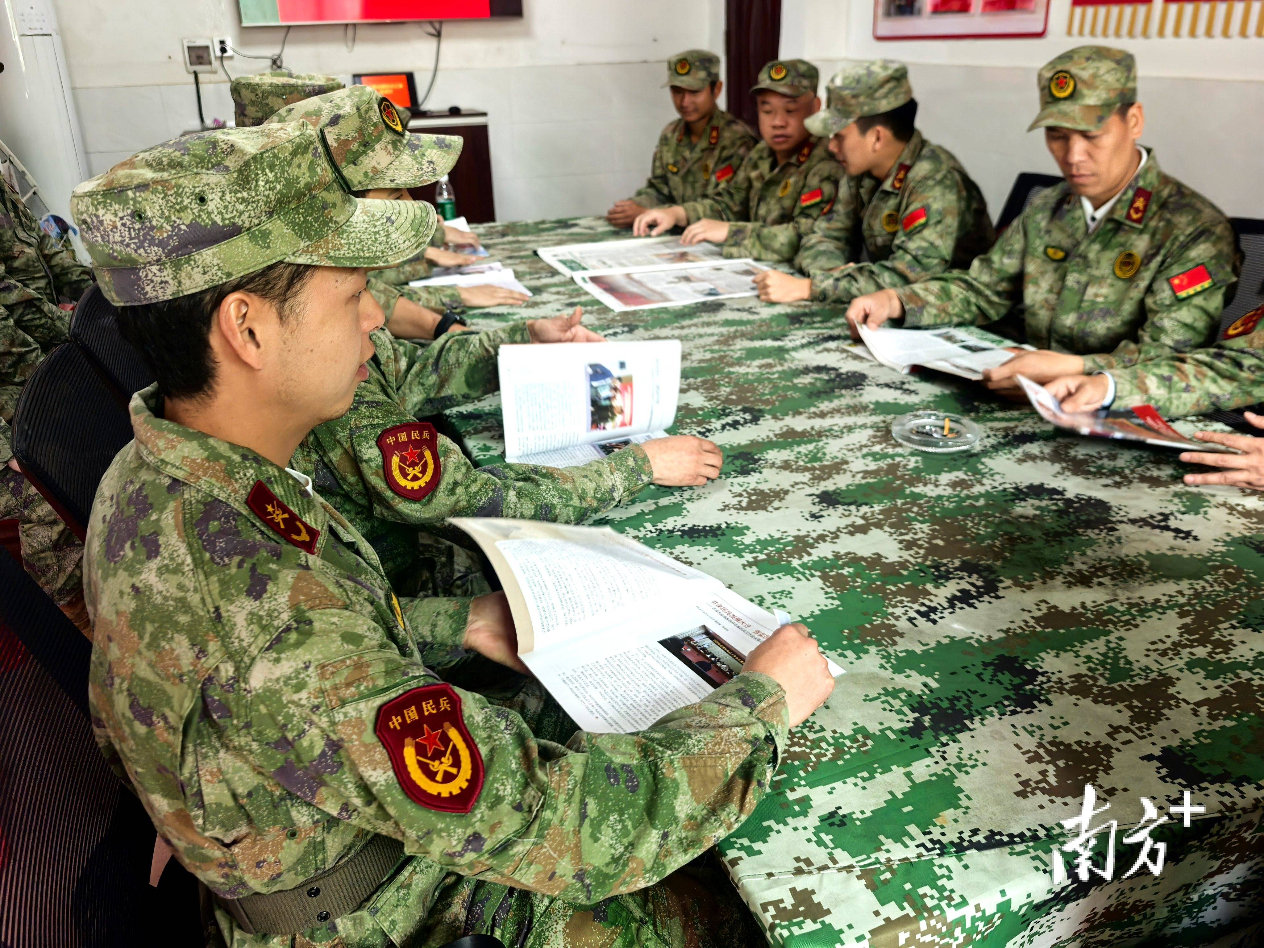 阅读品茶、棋牌同乐，连州大路边民兵乐享别样活动日