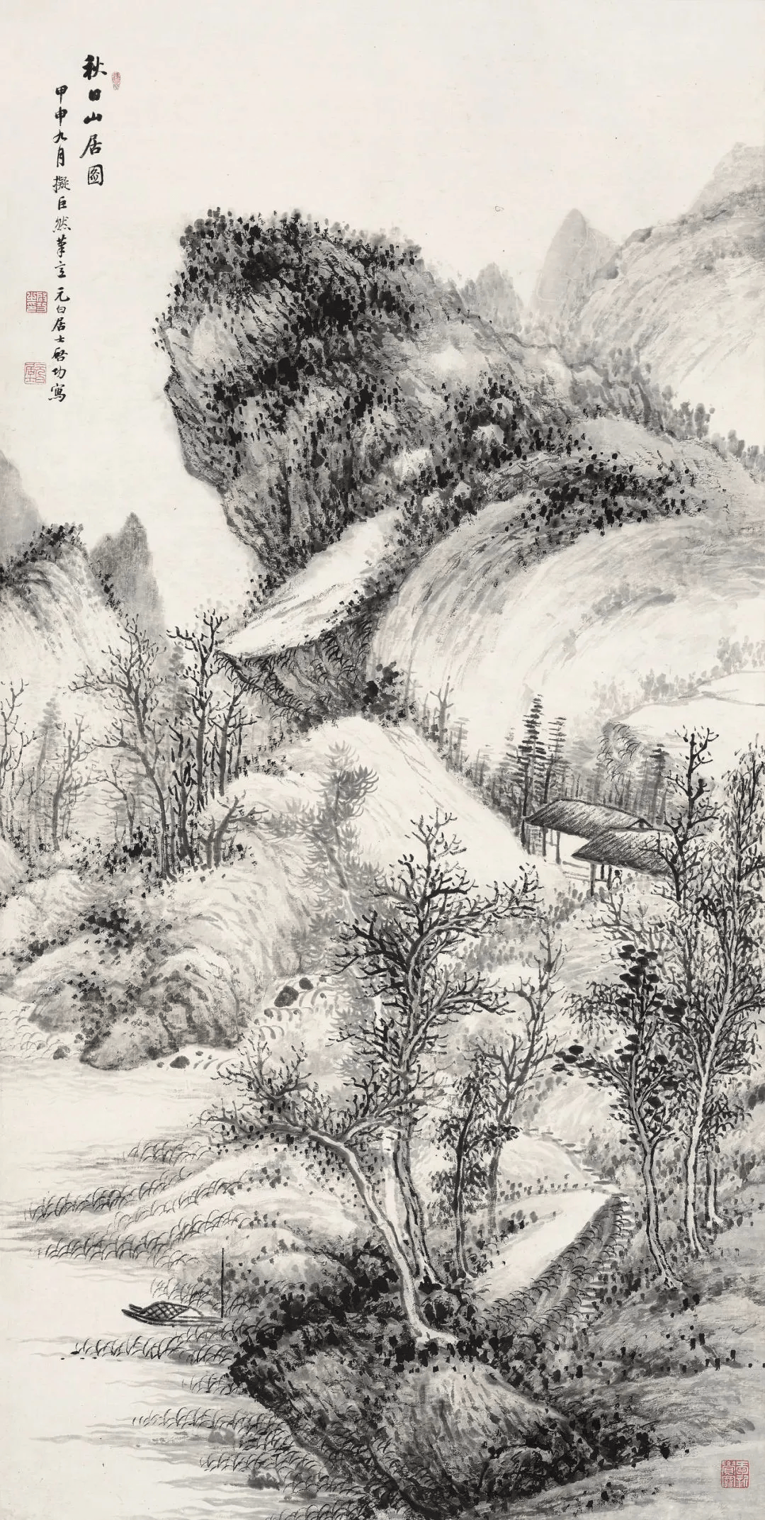 作品欣赏丨近现代中国山水画三大派