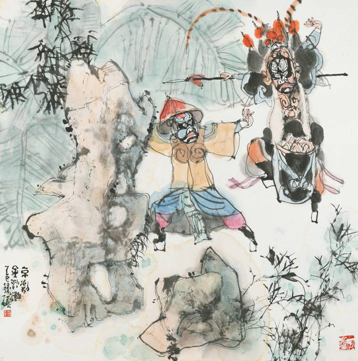 书与画深度交融，海派书画名家作品展拉开帷幕_搜狐网